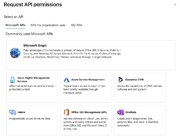 Add a permission button in Azure portal